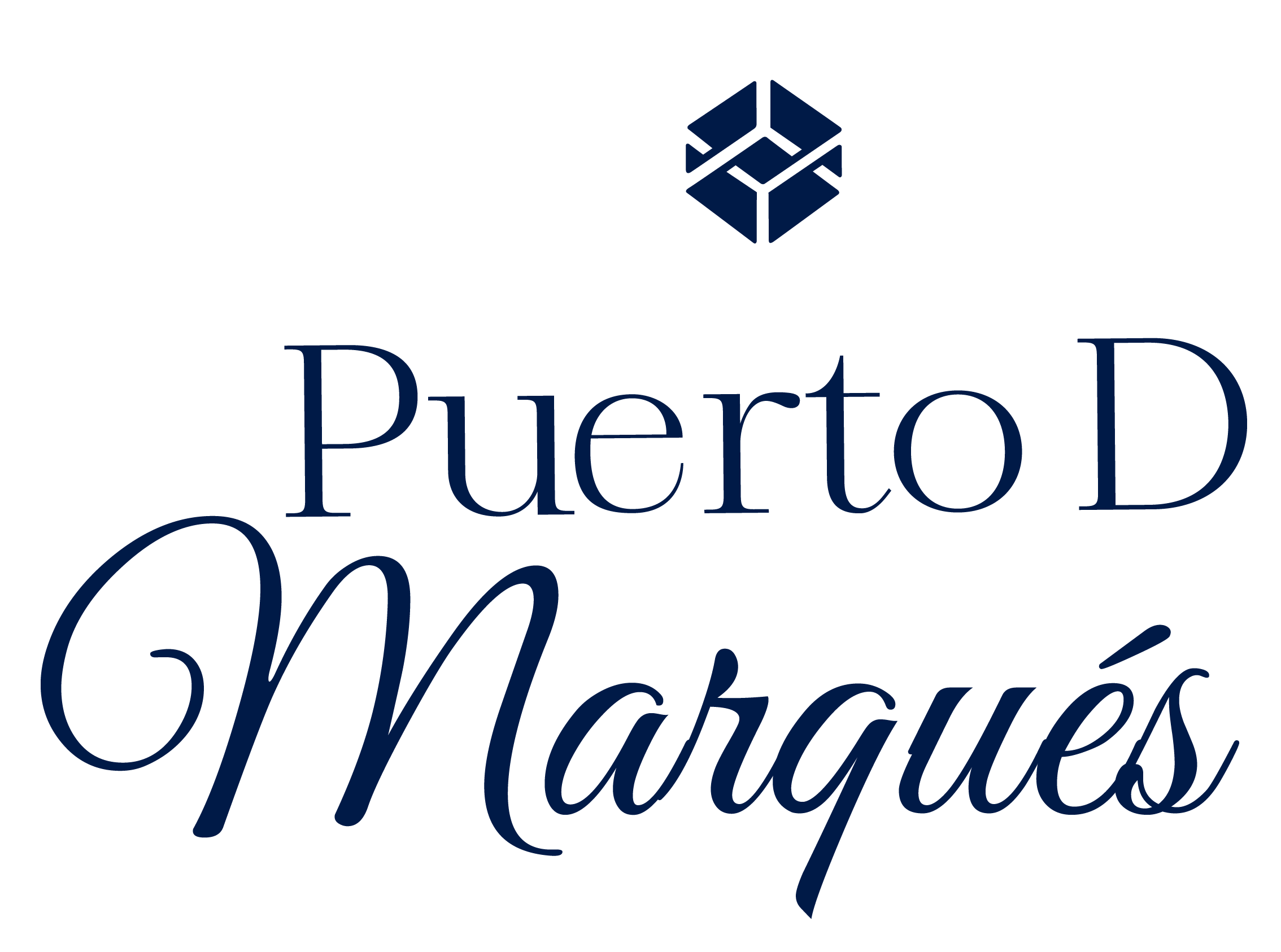 Puerto D Marqués logo azul